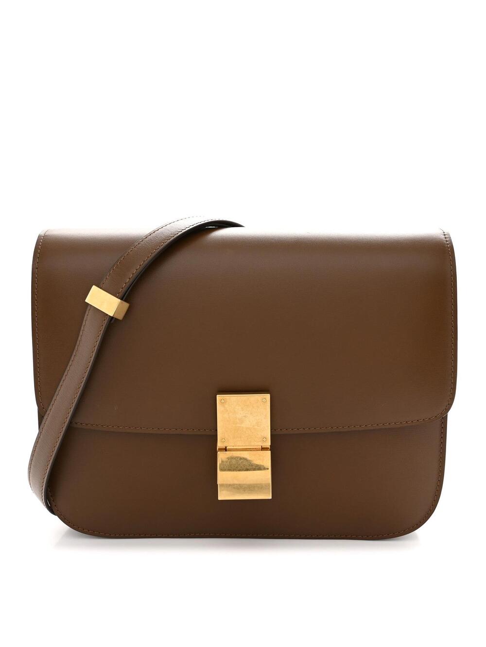 Celine Box Calfskin Medium Classic Flap #331139C12B